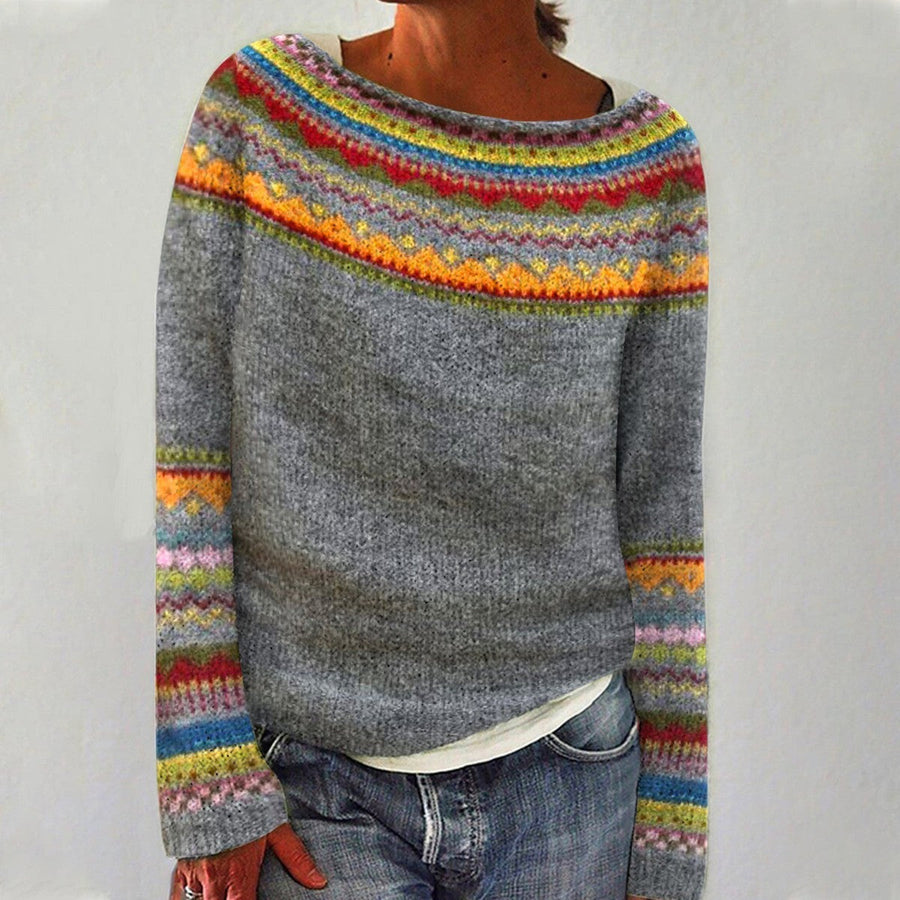 Jersey de Punto Multicolor Nórdico