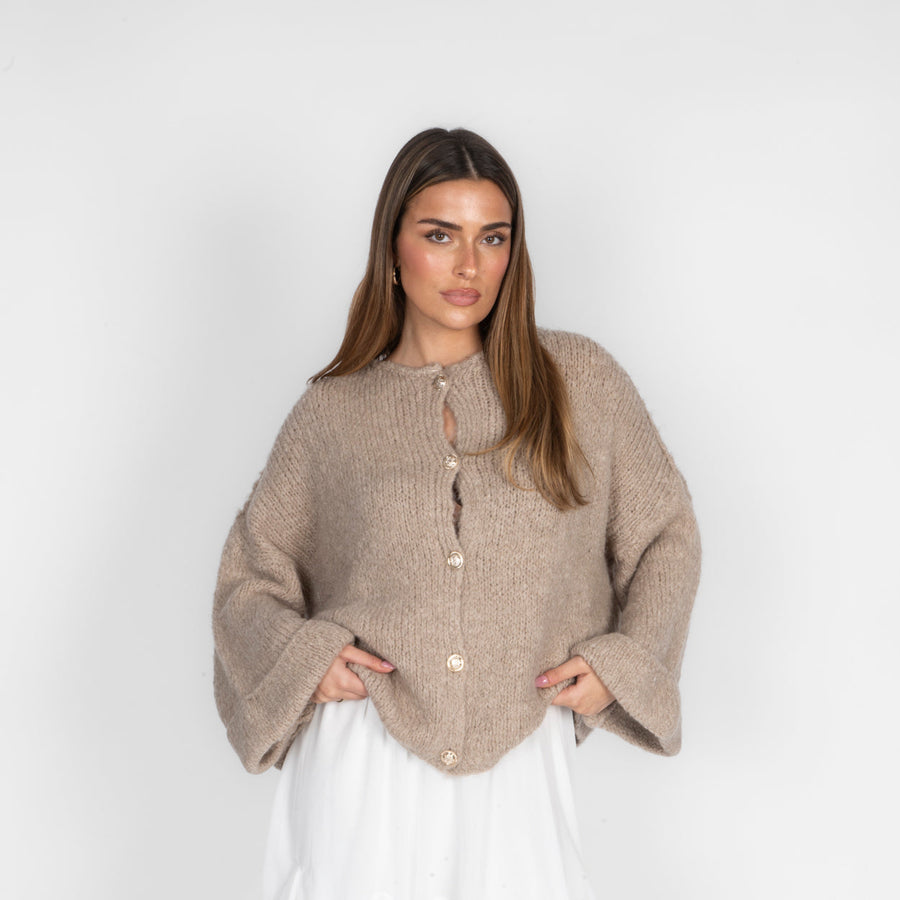 Cárdigan Soft Écru – foto 10