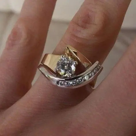 Anillo Lumière Cruzado