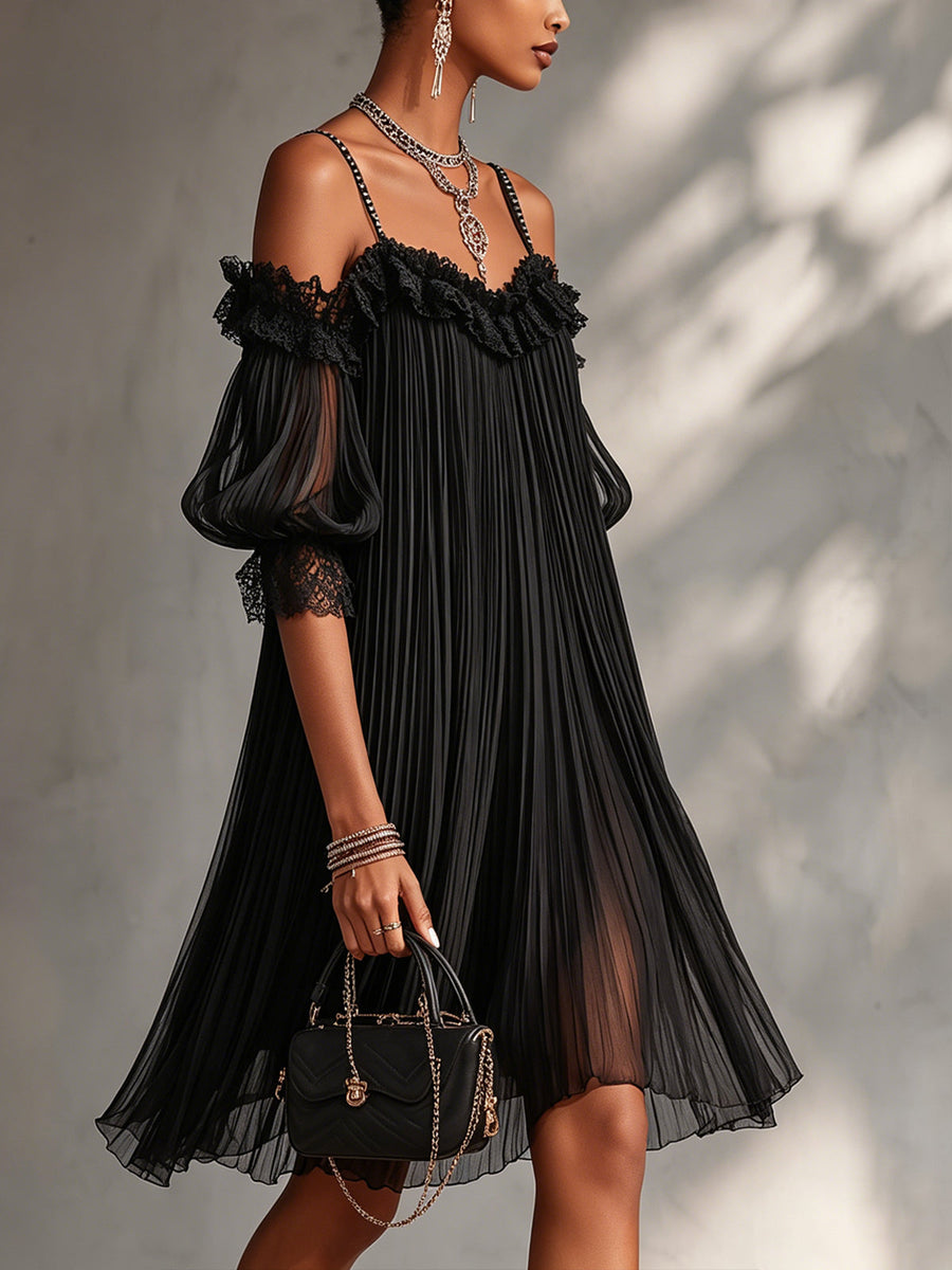 Vestido Nocturne Plissé &ndash; foto 2
