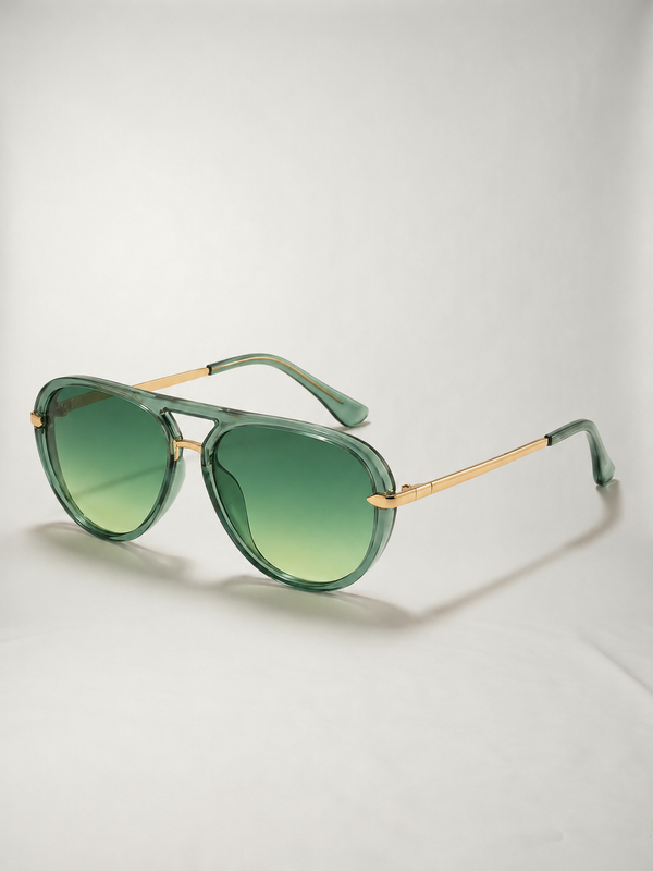 Gafas De Sol Aviador Con Lente Degradada