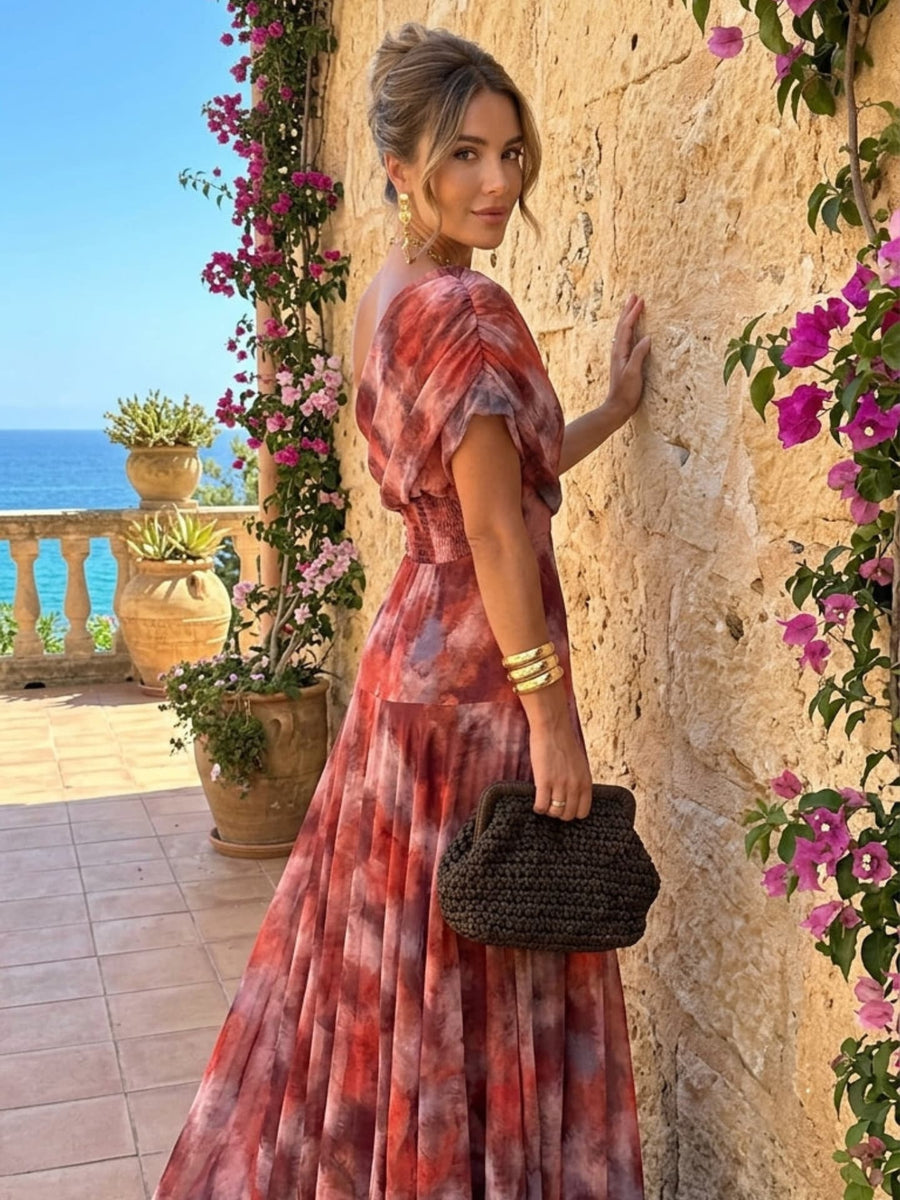 Vestido Largo Asimetrico Estampado &ndash; foto 5