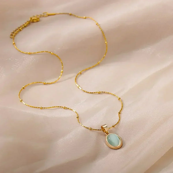 Collar Aura Nácar Dorado