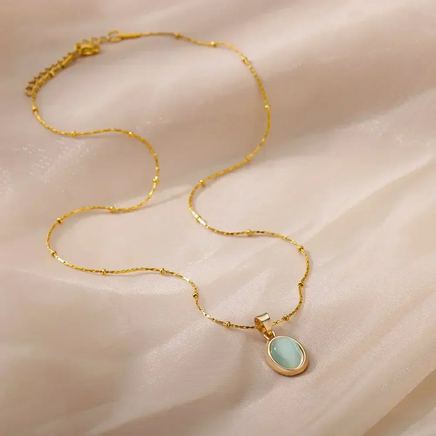 Collar Aura Nácar Dorado