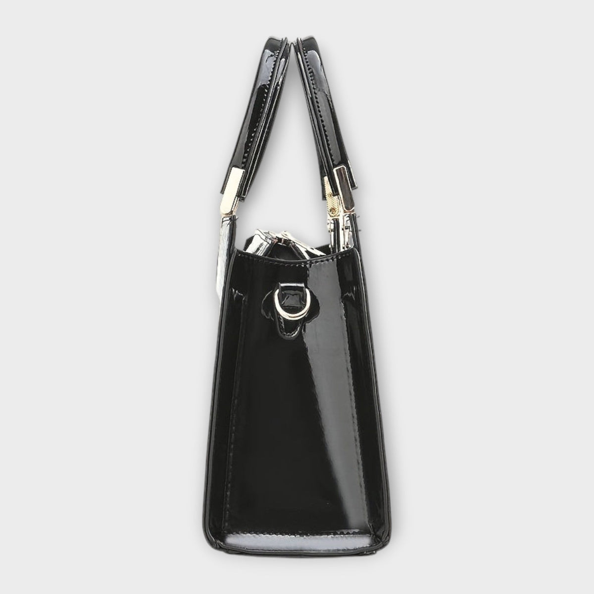 Bolso Efecto Coco Con Doble Asa