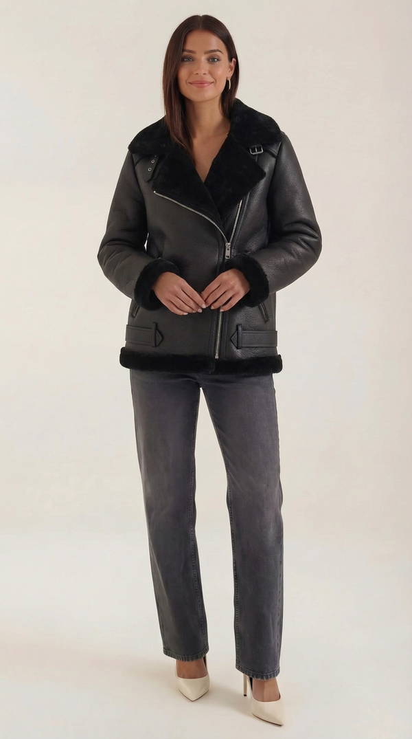 Chaqueta Aviator Noir