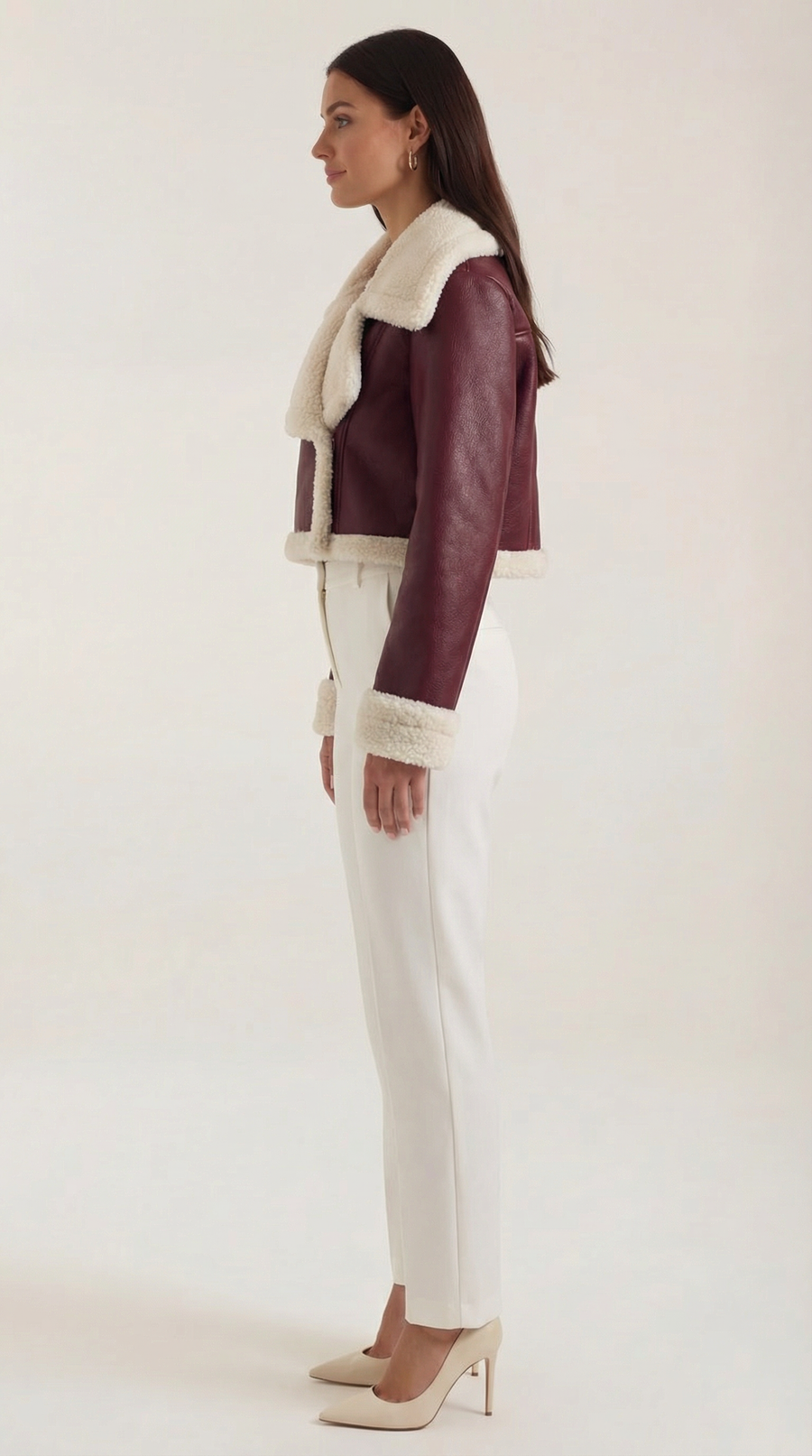 Chaqueta Aviator Écru &ndash; foto 16