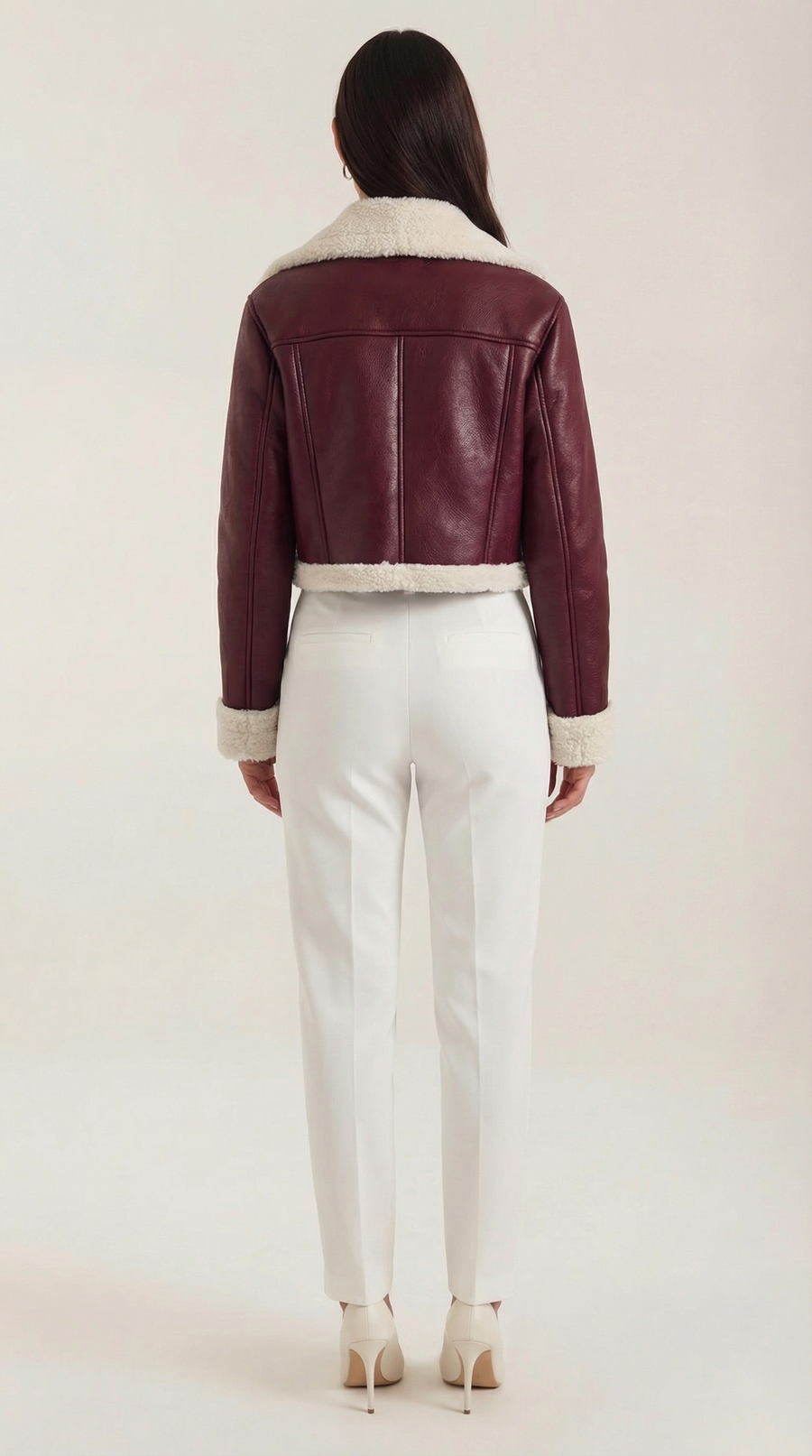 Chaqueta Aviator Écru &ndash; foto 17