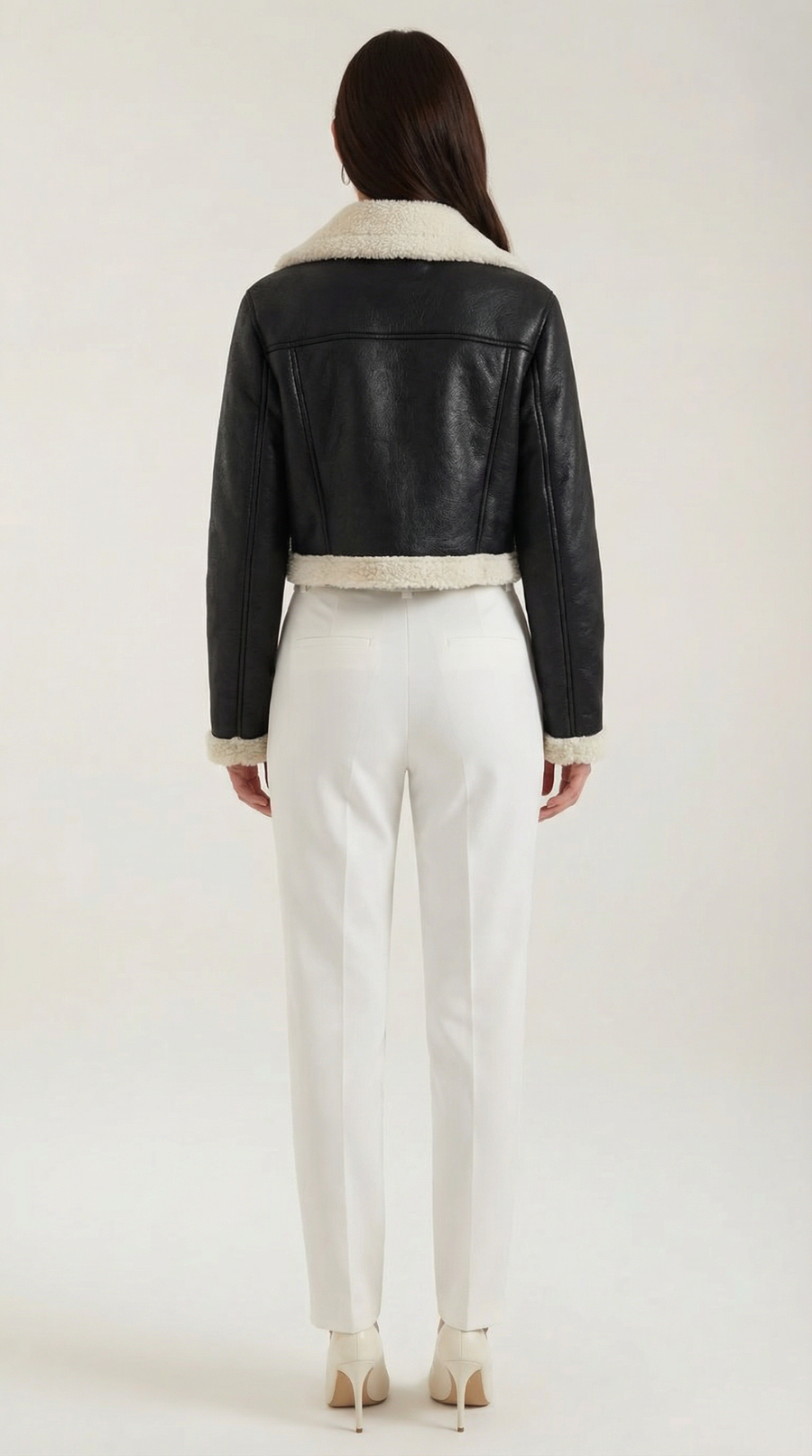 Chaqueta Aviator Écru &ndash; foto 3
