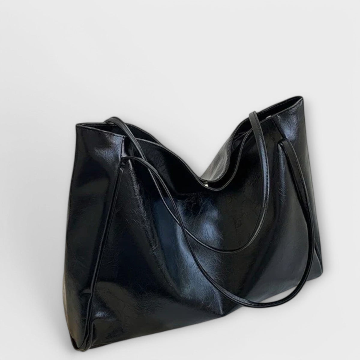 Bolso Shopper Negro Minimalista